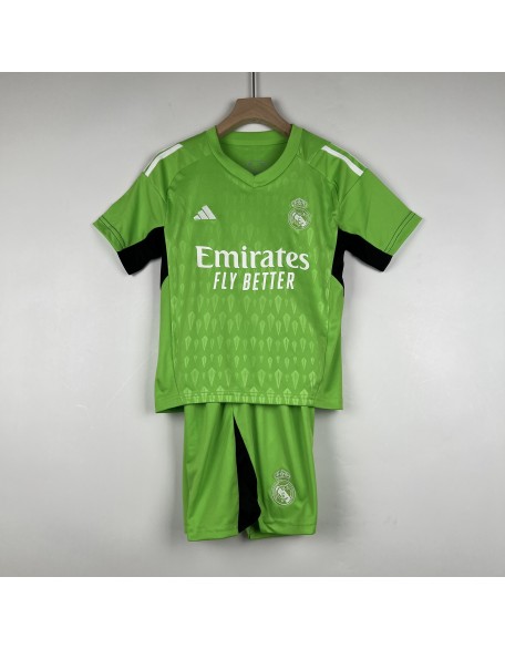 Real Madrid Goalkeeper Jersey For Kids 23/24