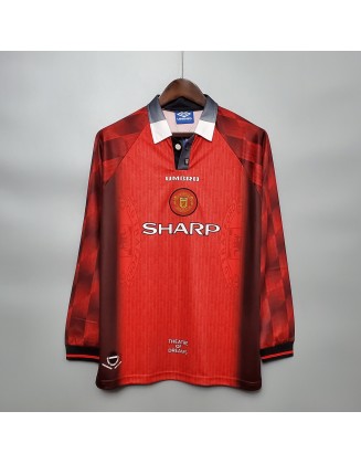 Manchester United Jersey 1996 Retro Long Sleeve